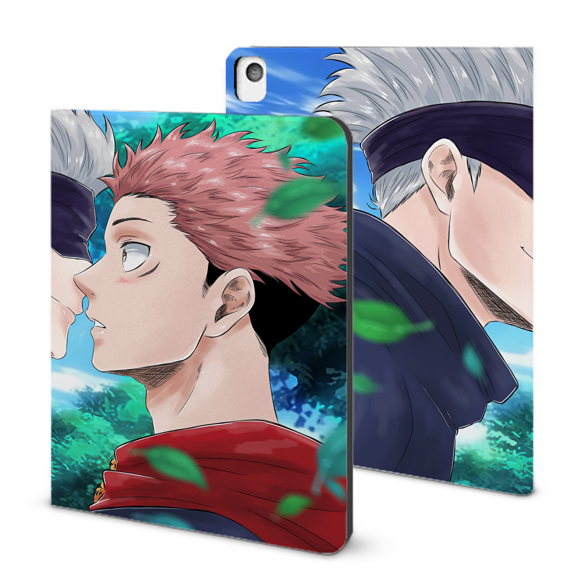 （画像用） 呪術廻戦 Jujutsu Kaisen IPadケース ペンホルダー付き ブックスタイルデザイン